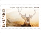 Used Stamp Norway 2021 NK2054(SC1922) Hunter and Deer  Krone Multicolor**STOCK IMAGE**