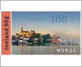 Used Stamp Norway 2023 NK2091(SC) 300th Anniversary of Arendal 27 Krone Multicolor**STOCK IMAGE**