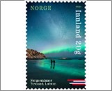 Used Stamp Norway 2023 NK2093(SC) Ytresand Beach, Lofoten 21 Krone Multicolor**STOCK IMAGE**