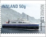 Used Stamp Norway 2023 NK2107(SC) MV "Værøy" 27 Krone Multicolor**STOCK IMAGE**