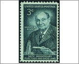 Mint Stamp USA 1956 SC1080 Harvey Washington Wiley Dark blue green 3 Cent 1956**STOCK IMAGE**