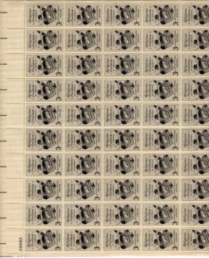 Mint Stamp USA 1957 SC1099 Bible, Pilgrim Hat and Quill Pen Black 3 Cent 1957**STOCK IMAGE**