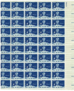 Mint Sheet USA 1959 SC1116SH Daniel Chester French Statue of Lincoln 4 Cent 1959 Full Sheet**STOCK IMAGE**