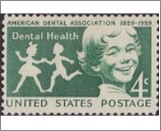 Mint Stamp USA 1959 SC1135 Dental Health - Children Green 4 Cent 1959**STOCK IMAGE**