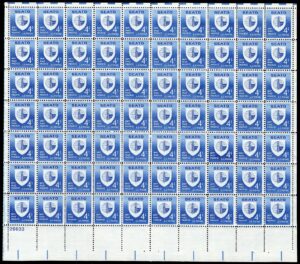 Mint Sheet USA 1960 SC1151SH SEATO Emblem Blue 4 Cent 1960 Full Sheet**STOCK IMAGE**