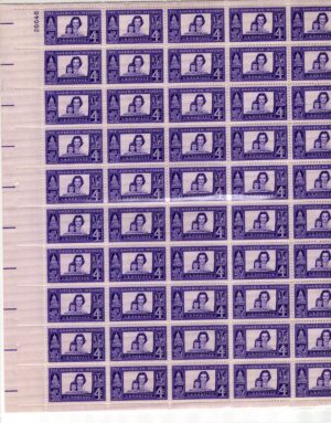 Mint Sheet USA 1960 SC1152SH The American Woman Deep violet 4 Cent 1960 Full Sheet**STOCK IMAGE**