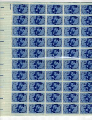 Mint Sheet USA 1960 SC1155SH Employ the Handicapped Dark blue 4 Cent 1960 Full Sheet**STOCK IMAGE**
