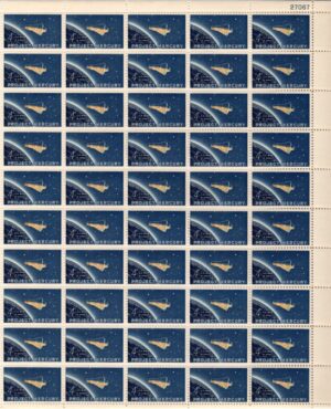 Mint Sheet USA 1962 SC1193SH Project Mercury - Friendship 7 Capsule Multicolor 4 Cent 1962 Full Sheet**STOCK IMAGE**
