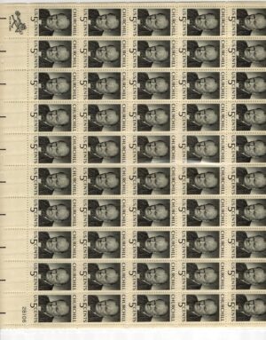 Mint Sheet USA 1965 SC1264SH Winston Churchill Black 5 Cent 1965 Full Sheet**STOCK IMAGE**
