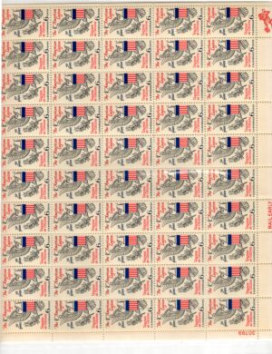 Mint Sheet USA 1969 SC1369SH The American Legion - Eagle from Great Seal Multicolor 6 Cent 1969 Full Sheet**STOCK IMAGE**