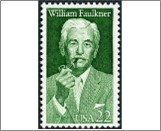 Mint Stamp USA 1987 SC2350 William Faulkner (1897-1962), Novelist Bright green 22 Cent 1987**STOCK IMAGE**