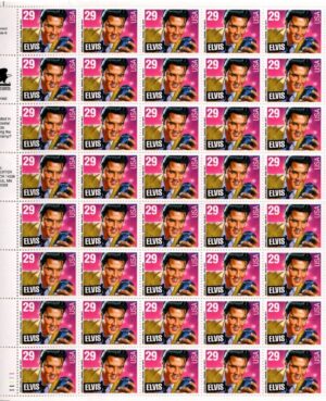 Mint Sheet USA 1993 SC2721SH Elvis Presley Multicolor 29 Cent 1993 Full Sheet**STOCK IMAGE**