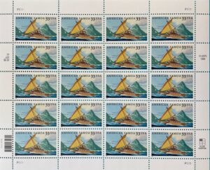 Mint Sheet USA 2000 SC3389SH American Samoa 33 ¢ Multicolor Full Sheet**STOCK IMAGE**