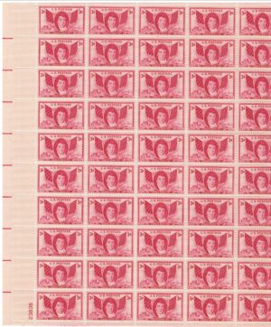 Mint Sheet USA 1948 SC962SHSH Francis Scott Key and American Flags of 1814 and 1948 Full Sheet Full Sheet**STOCK IMAGE**