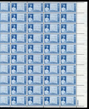 Mint Sheet USA 1948 SC978SH Abraham Lincoln Bright blue 3 Cent 1948 Full Sheet**STOCK IMAGE**